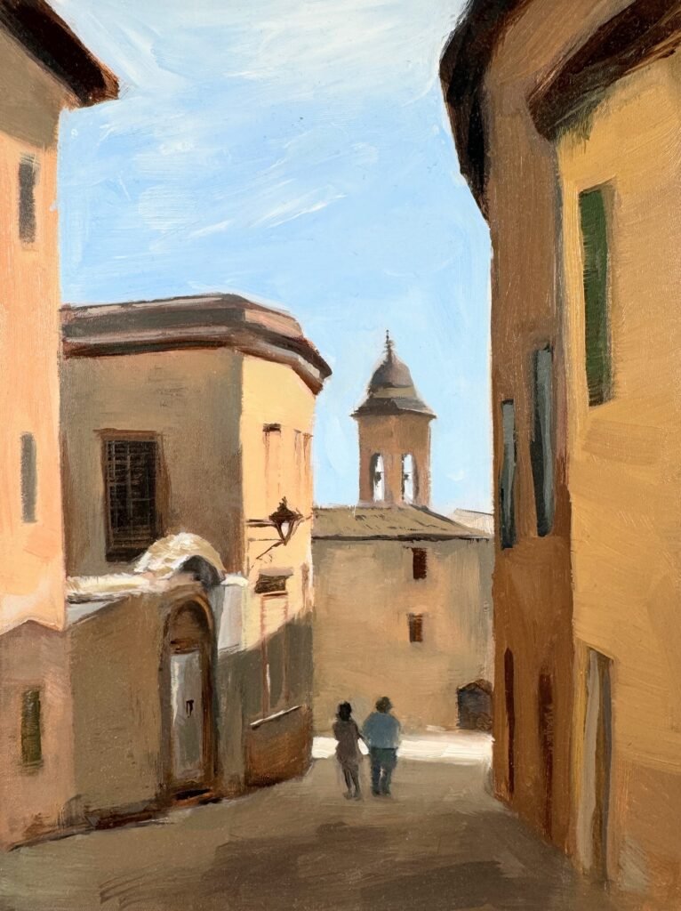 Street scene in Montalcino